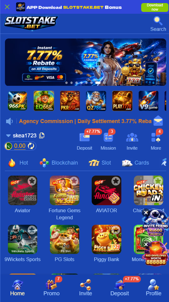 Slotstake